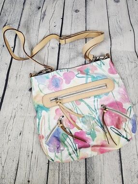 MAURIZIO TAIUTI | leather floral crossbody purse bag